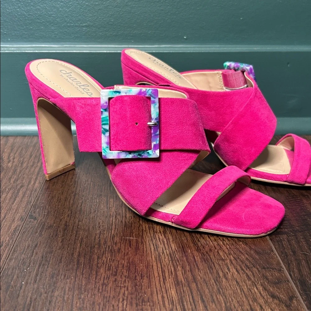 Charles by Charles David Gleam heeled sandals - Picture 3 of 10